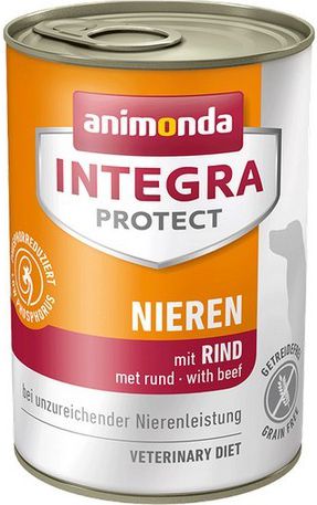 Animonda INTEGRA PIES 400G PROTECT NIEREN WOŁOWINA NIEWYDOLNOŚĆ NEREK