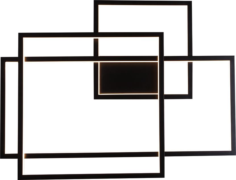 Kinkiet MAXlight Lampa ścienna czarna Maxlight Geometric ledowa W0233D