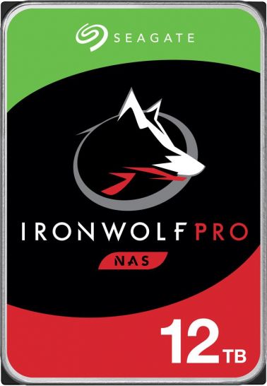 Dysk serwerowy Seagate IronWolf Pro CMR 12TB 3.5'' SATA III (6 Gb/s) (ST12000NEA008)