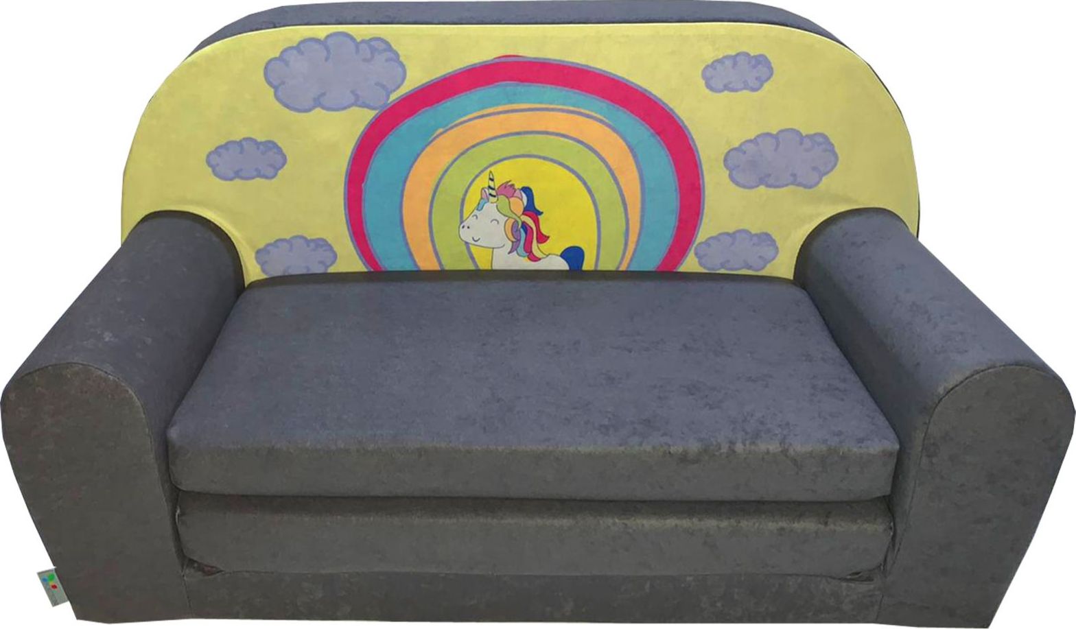 Galeriatrend Sofka Dziecięca Mini Kanapa Łóżko Kucyk Tecza