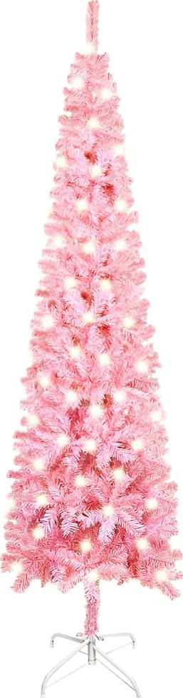 vidaXL Choinka sztuczna na stojaku Różowa