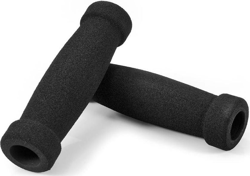 Chwyty kierownicy CLL-129D gąbk 130 mm czarne