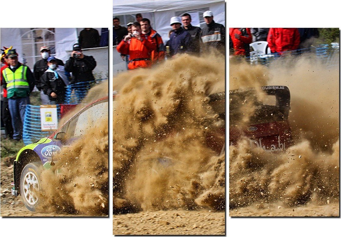 Top Racing Fotoobraz Jari-Matti Latvala / Miikka Anttila - Ford Focus WRC 180 x 100 cm