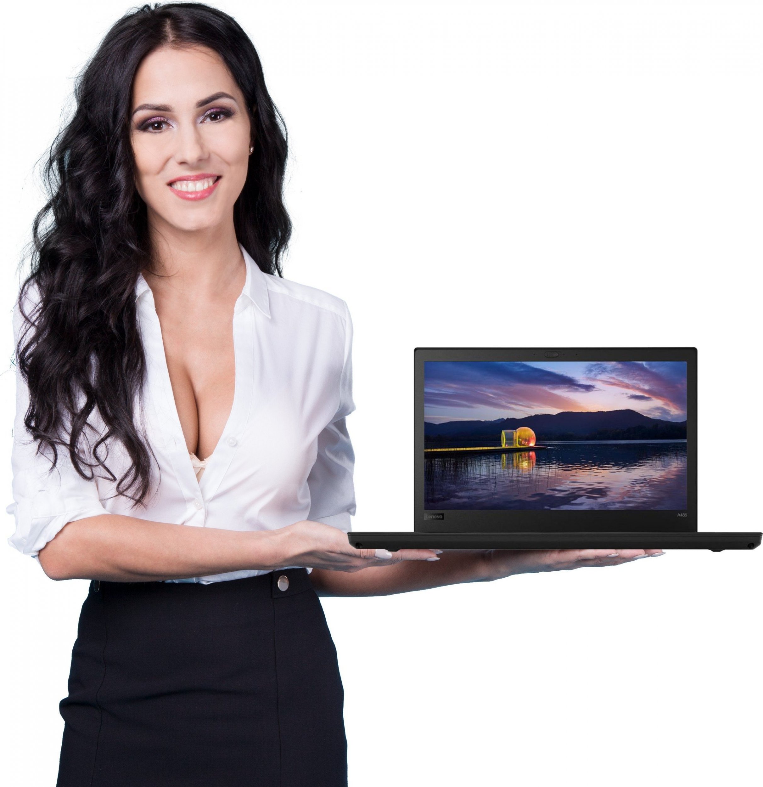 Laptop Lenovo LAPTOP LENOVO THINKPAD A485 RYZEN 5 PRO 2500U 16GB 512GB SSD Full HD WIN10PRO