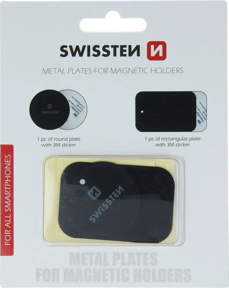 Swissten Metal Plates For Magnetic Holder