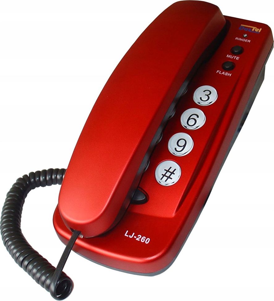 Telefon stacjonarny Dartel LJ-260 Bordowy
