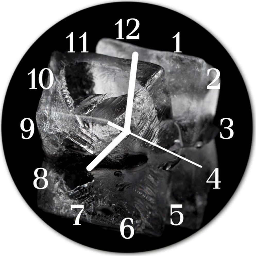 Tulup Zegar ścienny okrągły Kostki lodufi30 cm - 186437873