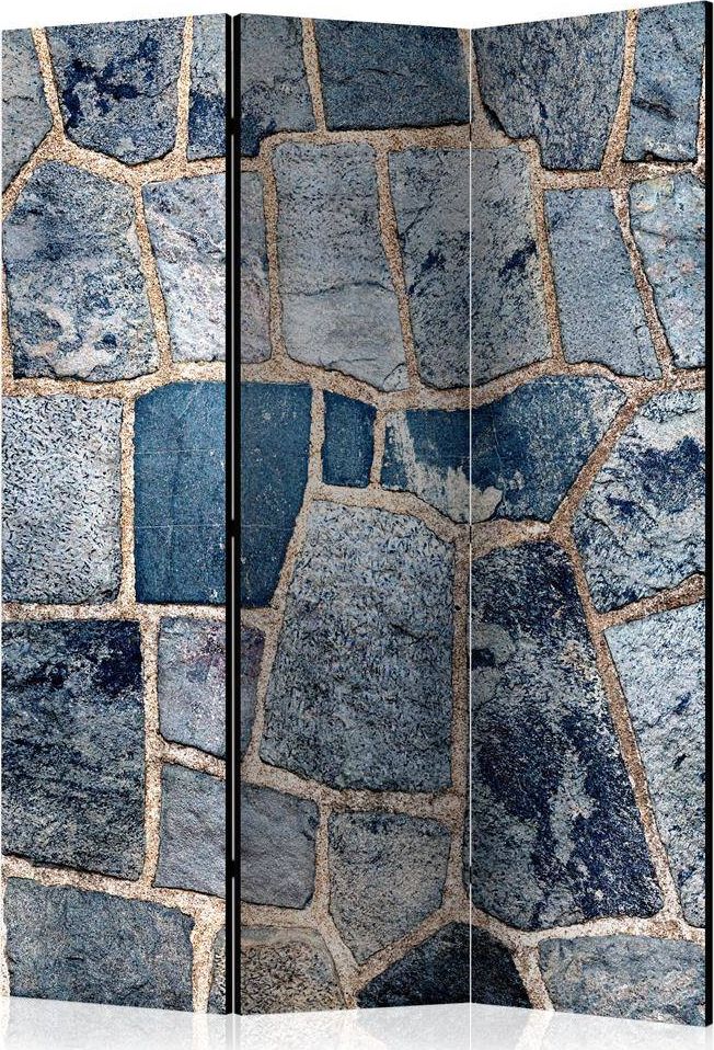 Artgeist Parawan 3-częściowy - Szafirowy kamień [Room Dividers] uniwersalny