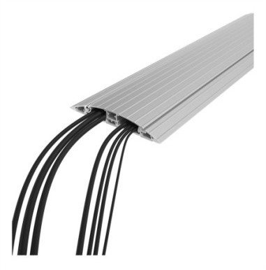 Osłona kabla DATAFLEX Addit, prosta 402, srebrna, 60 cm