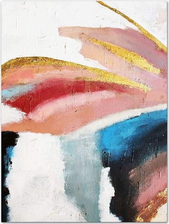 GO-BI Obraz "NOWOŚCI" - olejny, ręcznie malowany 90x120cm