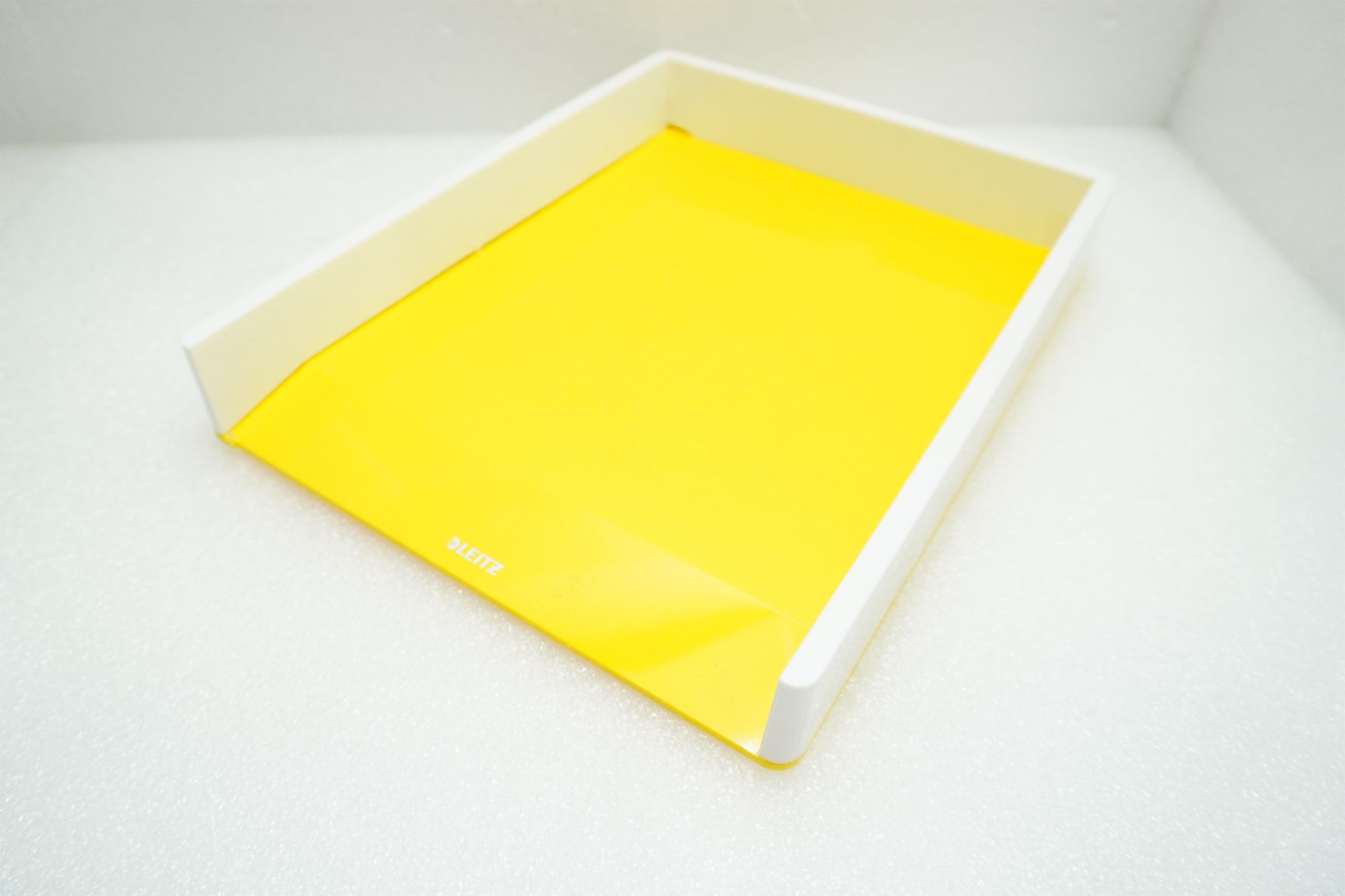 Leitz Półka na dokumenty Leitz WOW dwukolorowa, żółta 53611016 [outlet]