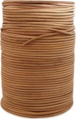 Kacperek Rzemień Rzemyk Skóra fi 5mm Naturalny