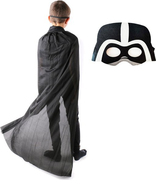 PRC STRÓJ KOSTIUM VADER STAR WARS PELERYNA MASKA