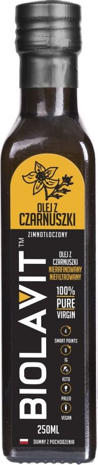 Bilovit Biolavit Olej z czarnuszki zimnotłoczony - 250 ml