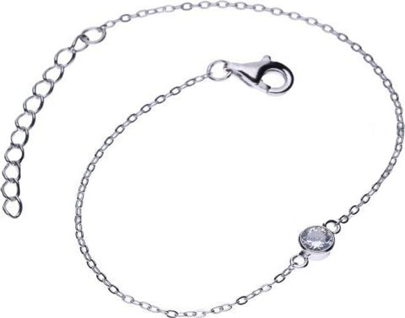 Lovrin Srebrna bransoletka 925 z cyrkonią 1,10g