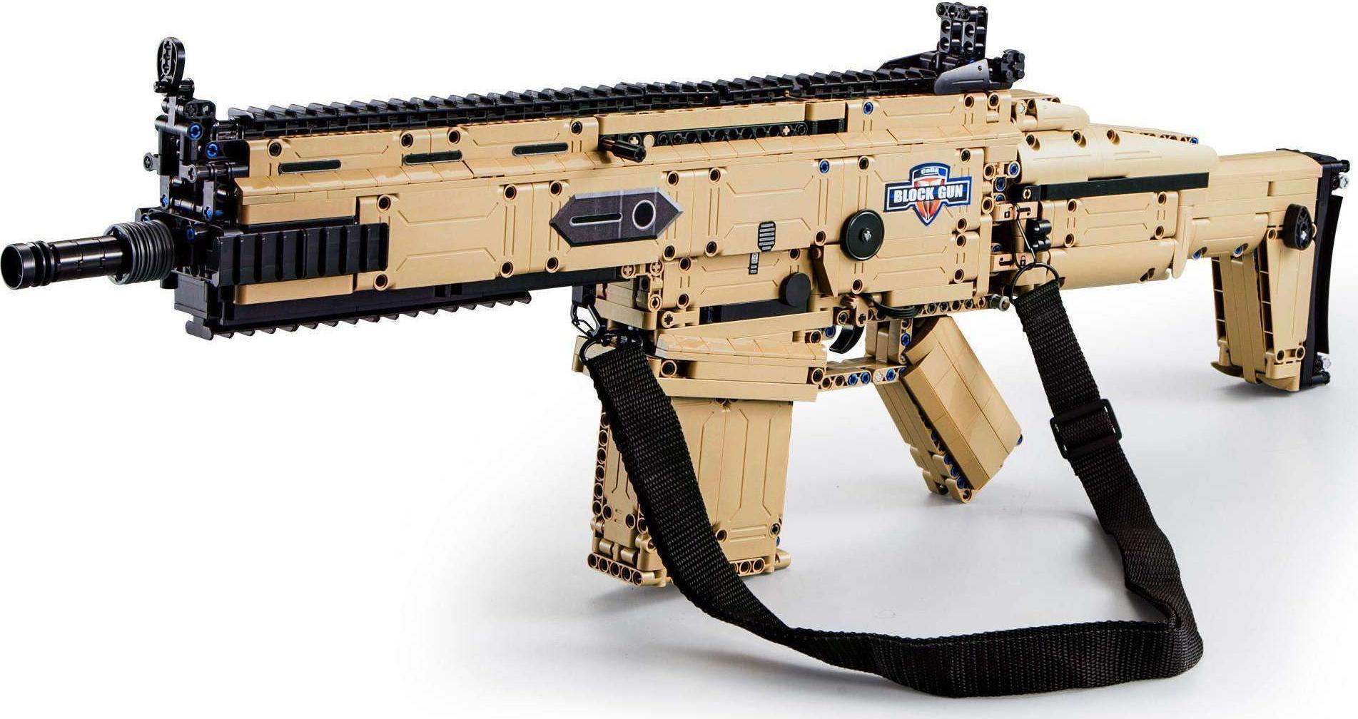 Cada Cada Klocki konstrukcyjne broń karabin strzelający Scar Assault Rifle 17S