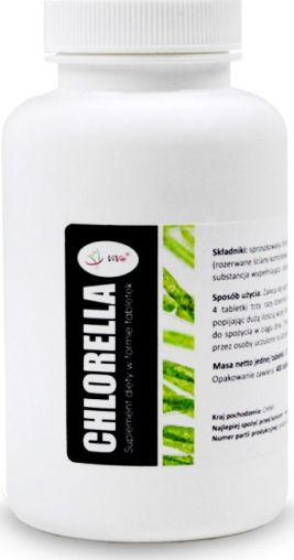 Vivio Chlorella 250mg - 400 tabletek - 100g VIVIO