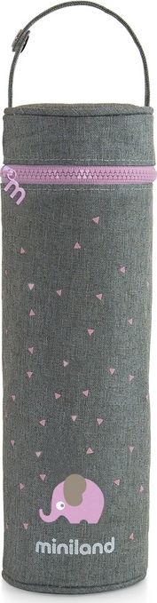 Miniland Termoopakowanie na termos/butelkę szare 500ml