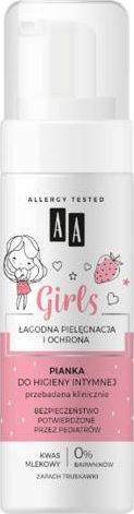 AA Girls Pianka do higieny intymnej truskawka 150 ml