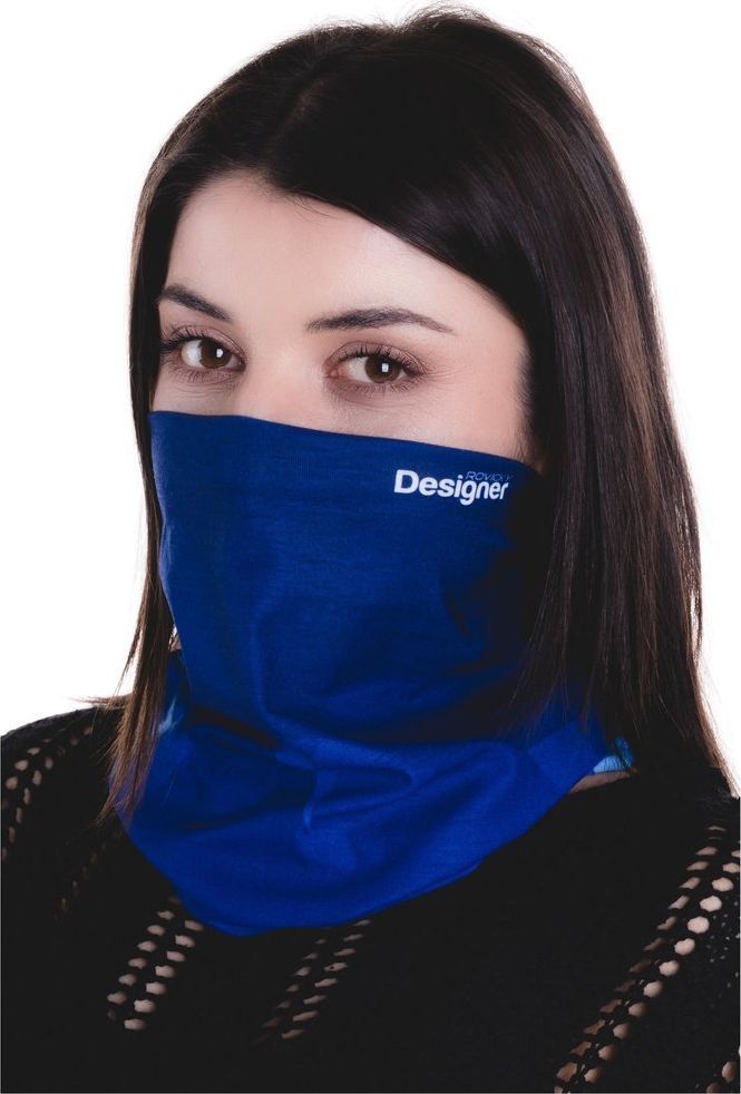 Rovicky Komin damski z nadrukiem roślinnym Rovicky