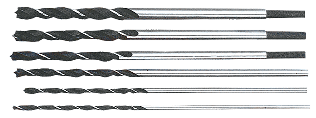 Wiertło Top Tools do drewna kręte walcowe 6 10 12 14 16 8mm zestaw (60H816)