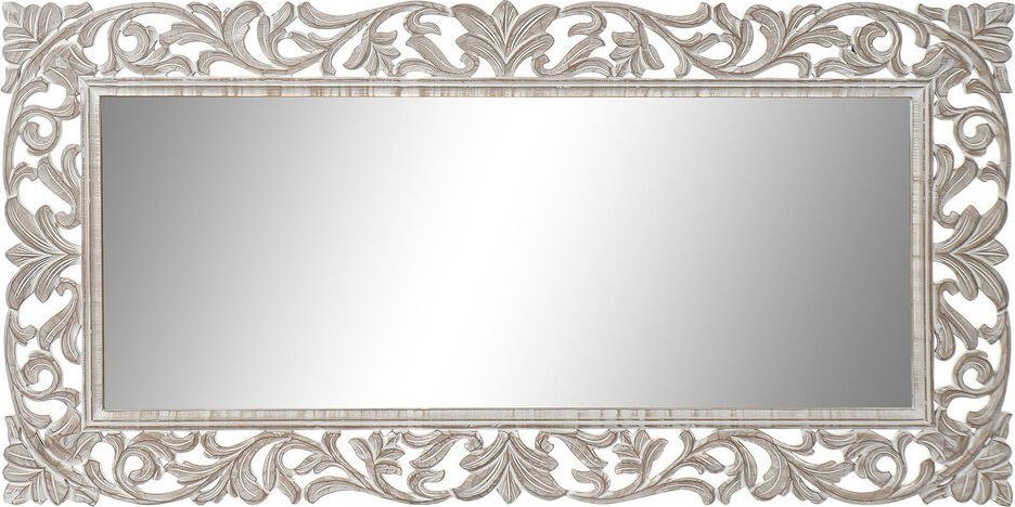 DKD Home Decor Lustro ścienne DKD Home Decor 160 x 2,5 x 80 cm Szkło Naturalny Indianin Drewno MDF