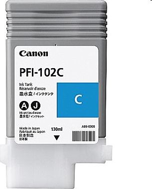 Tusz Canon Tusz PFI102C niebieski130 ml