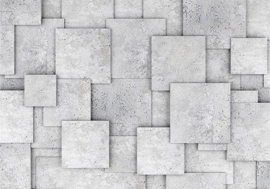 DecoNest Fototapeta - Betonowa otchłań - 350X245