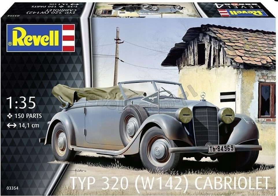 Revell Model plastikowy Pojazd Typ 320 w142 Cabriolet 1/35