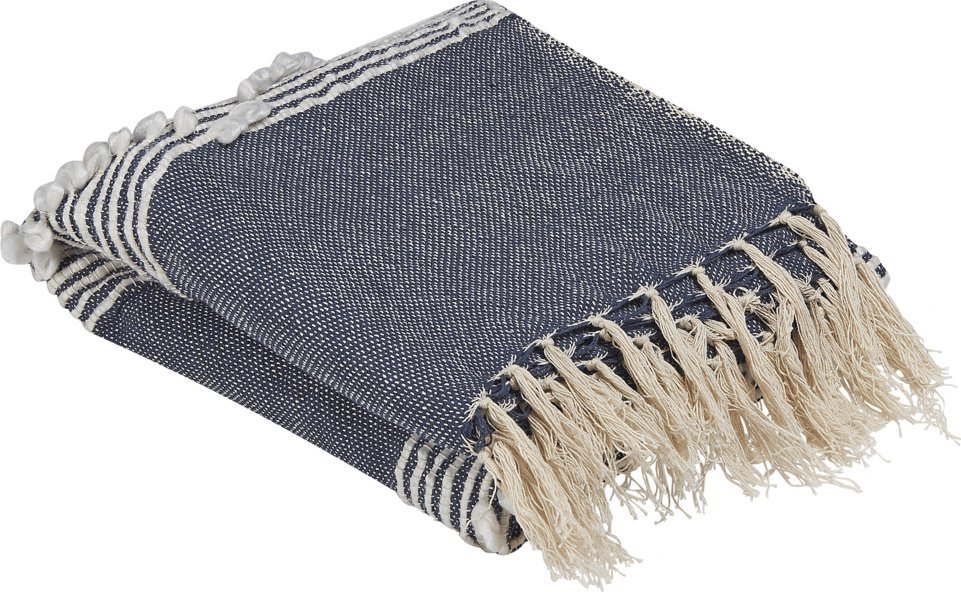 Beliani Koc 130 x 150 cm niebieski NEMLI