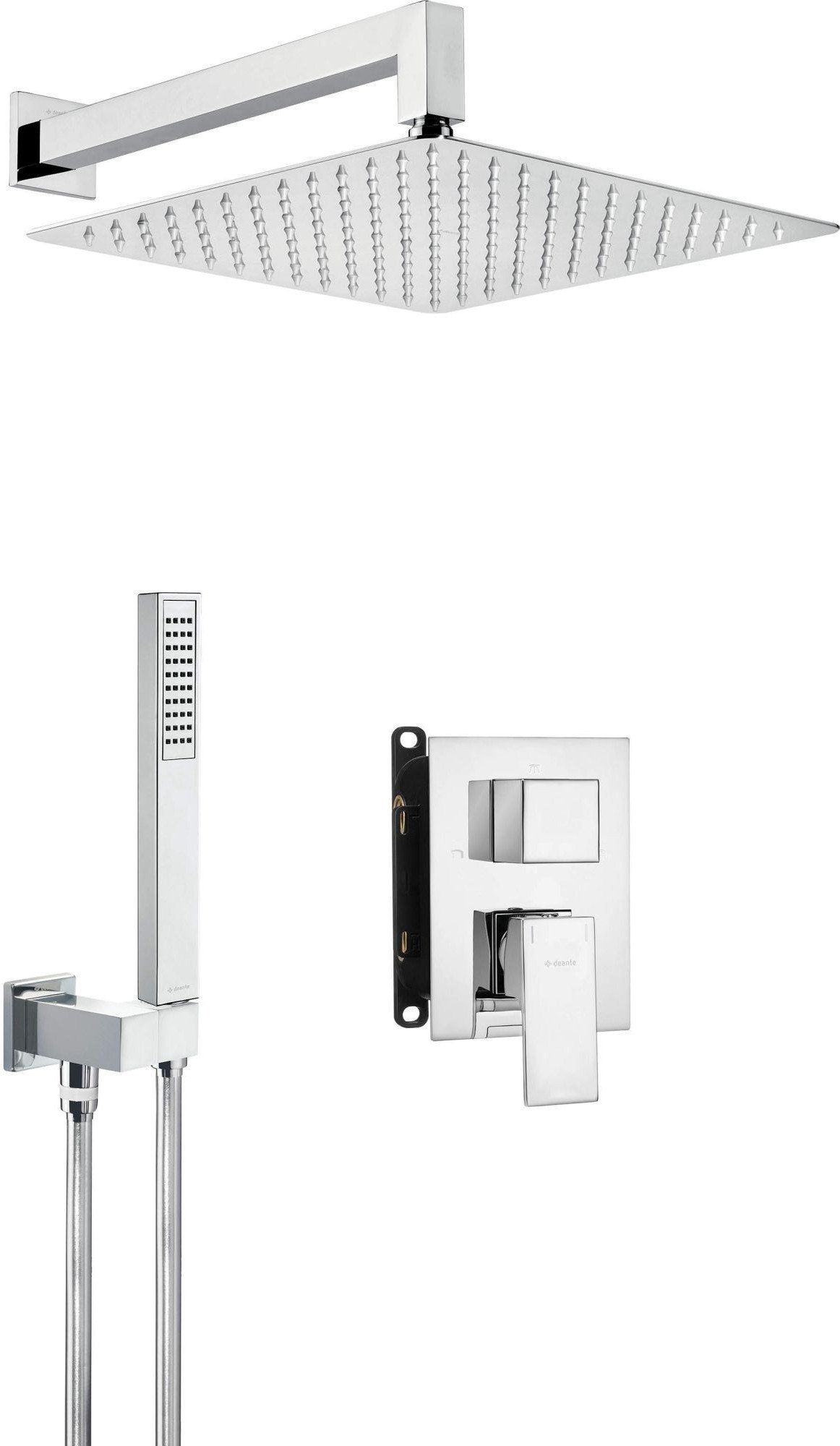 Zestaw prysznicowy podtynkowy z BOXem mieszaczowym