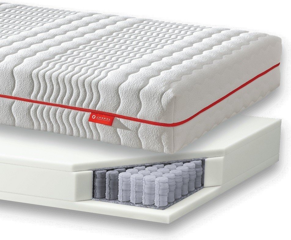 JANPOL Materac Wenus Janpol sprężynowy 140x200 Silver Protect
