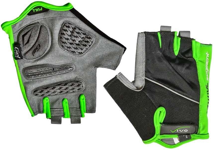 Vivo Rękawiczki rowerowe SB-01-5026 czarno-zielone r. XXL (4962385)