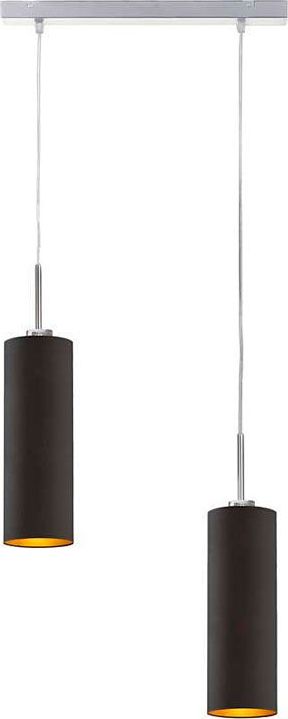 Lampa wisząca Lumes Lampa wisząca dwa zwisy ze stalowym stelażem - EX374-Madero - 5 kolorów Czarny