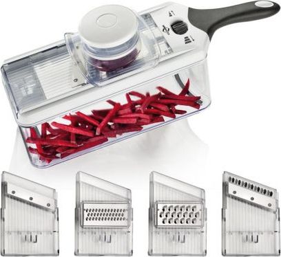 Kuchenprofi Pozioma Kuchenprofi Vario krajalnica do warzyw z 4 ostrzami i pojemnikiem