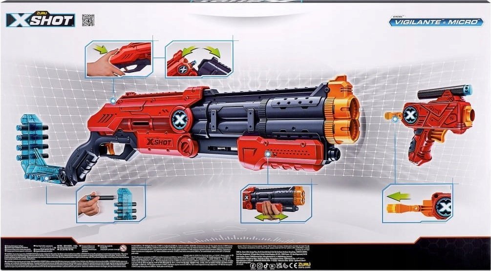 Zuru Wyrzutnia Excel Double Vigilante 24 strzałek