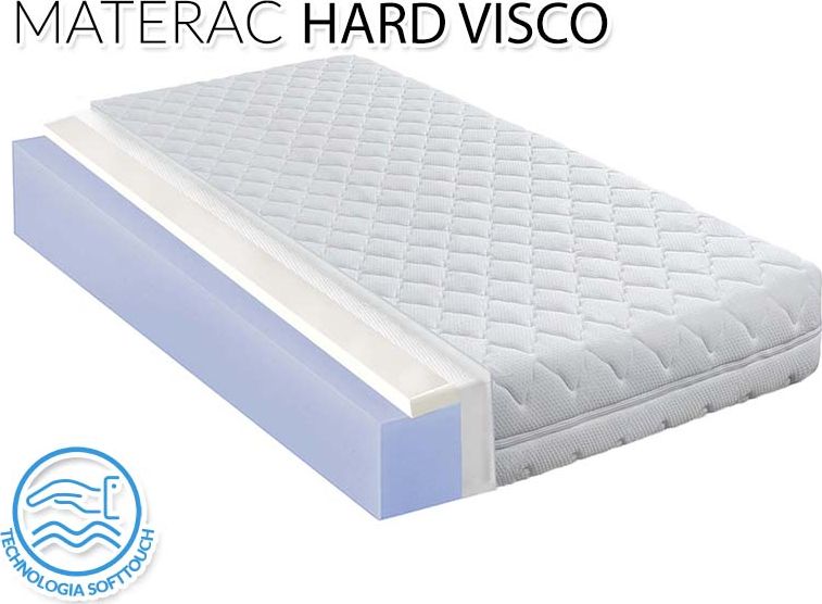 Materace z Gór MATERAC PIANKOWY HARD VISCO Z PIANKA VISCO 140x200