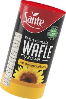 Sante Extra Cienkie Wafle Ryżowe ze Słonecznikiem 110g Sante