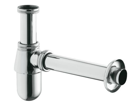 Syfon Kludi butelkowy 5/4" DN32 chrom (1010505-00)