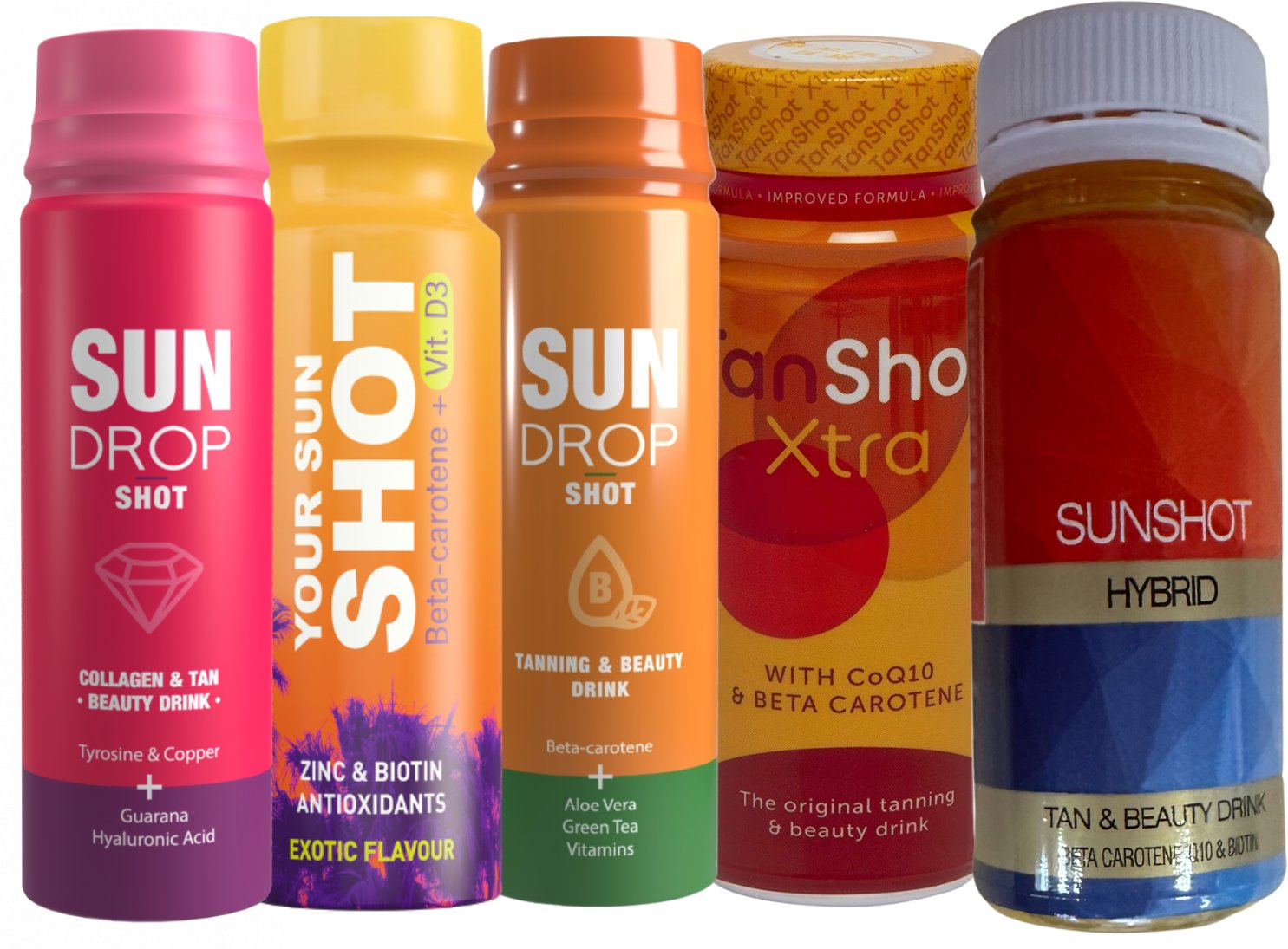 Tan Shot Zestaw Do Picia Przyspieszający Opalenie x5szt