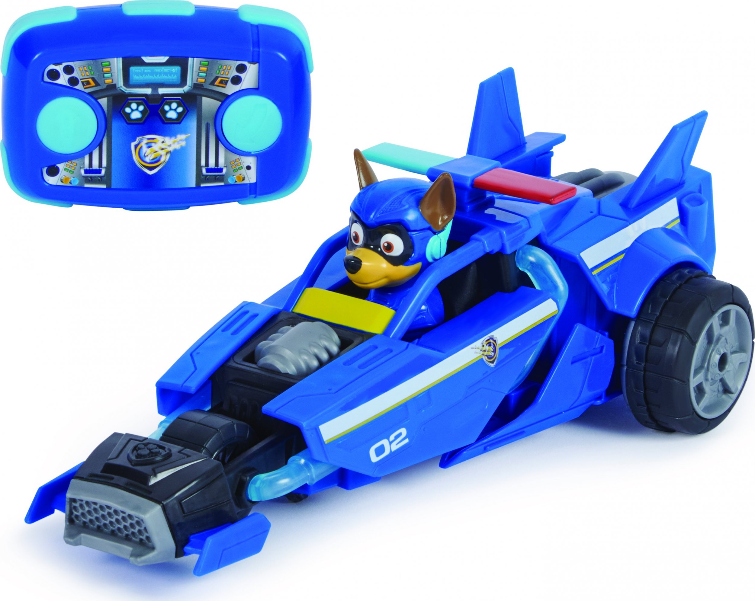 Spin Master Psi Patrol - Zdalnie sterowany samochód wyścigowy Chase'a (20142227)