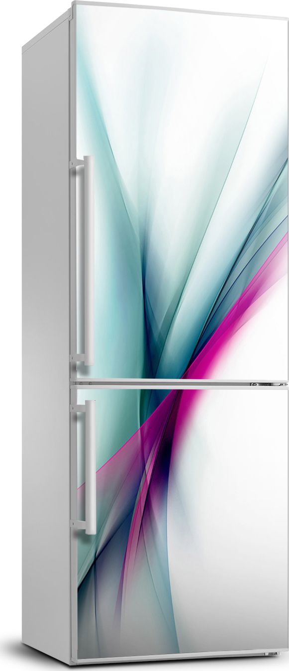 Tulup Naklejka samoprzylepna na lodówkę 60x180 cm Abstrakcja fale