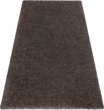 Dywany Łuszczów Dywan SUPREME 51201070 shaggy 5cm ciemny brąz, 160x230 cm