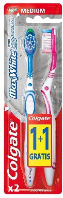 Colgate Szczoteczka Max White średnia 1+1 Gratis
