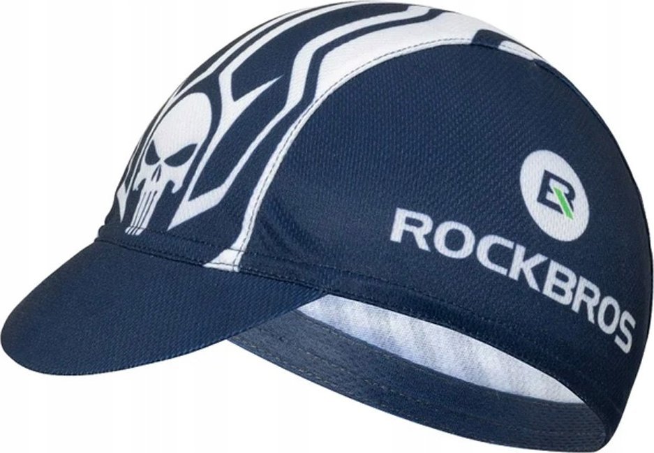 RockBros Czapka kolarska z daszkiem obwód głowy 56-61 cm - niebieska ROCKBROS