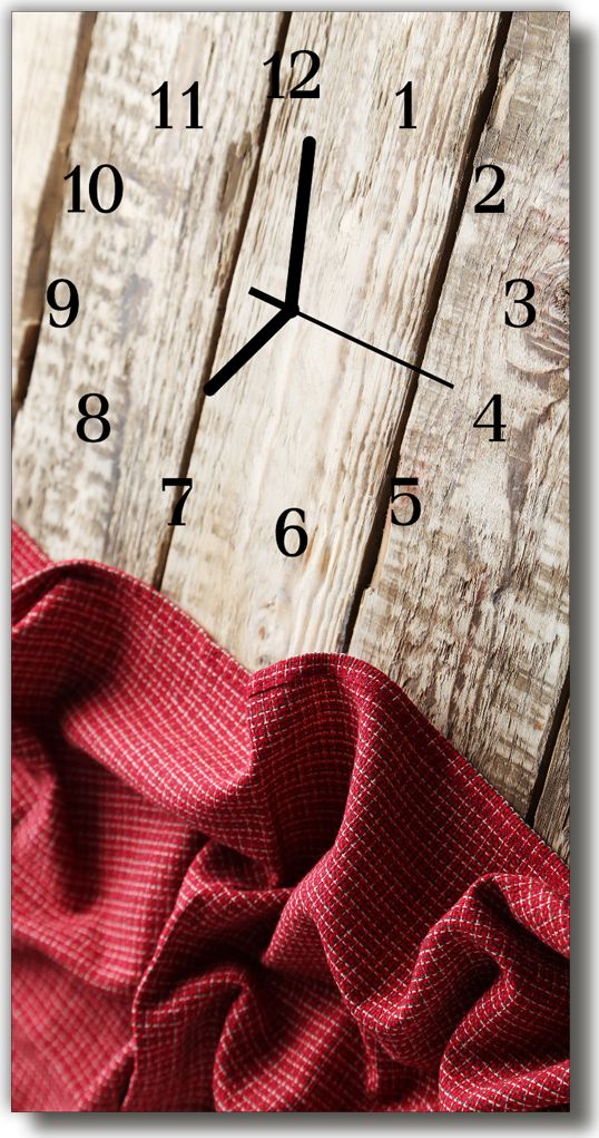 Tulup Zegar szklany pionowy Stół drewno kolorowy 30x60 - 135124636