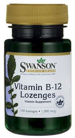 Swanson Witamina B12 1000mcg 100 tabletek
