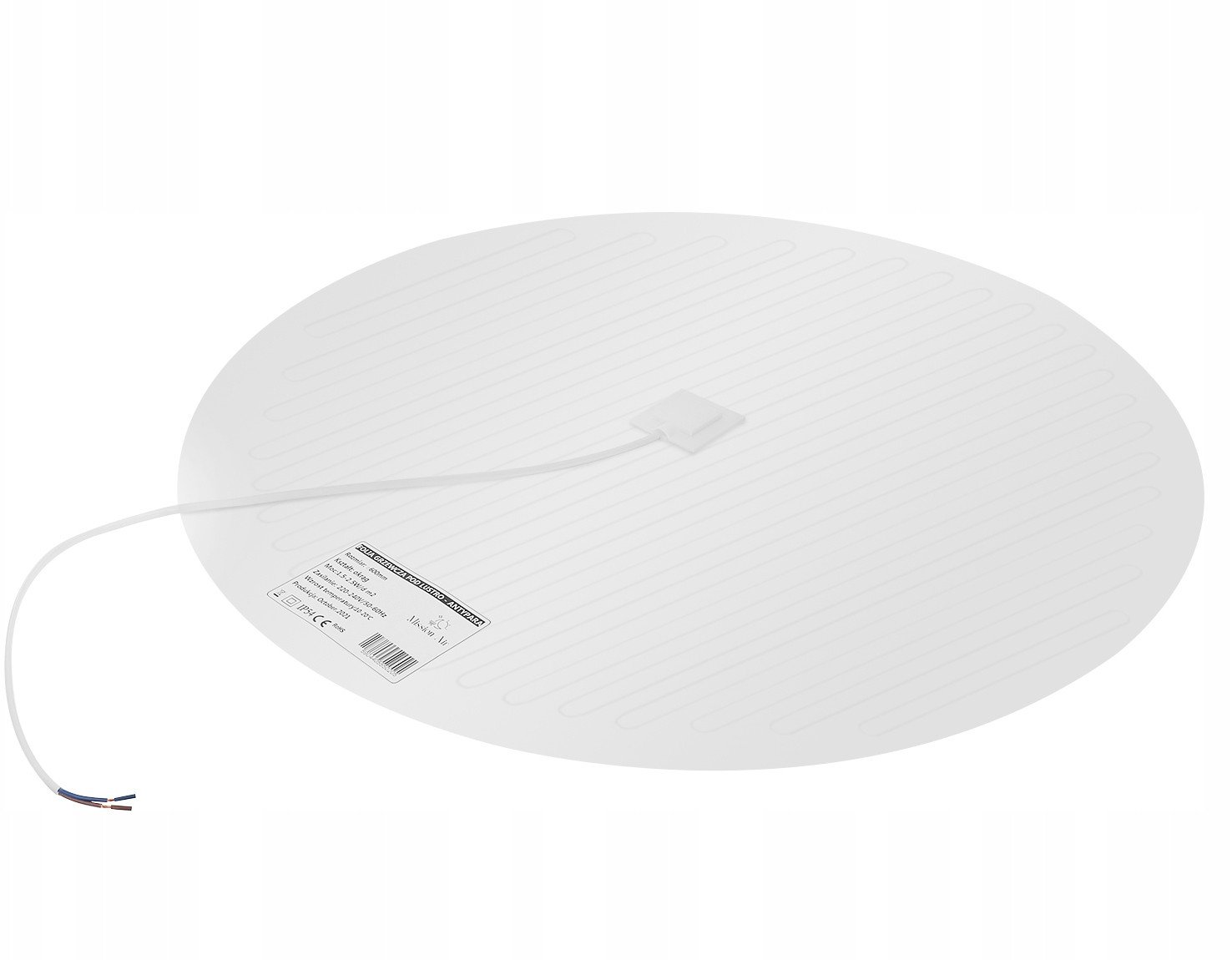 Mata Folia grzewcza antypara POD LUSTRO 80cm