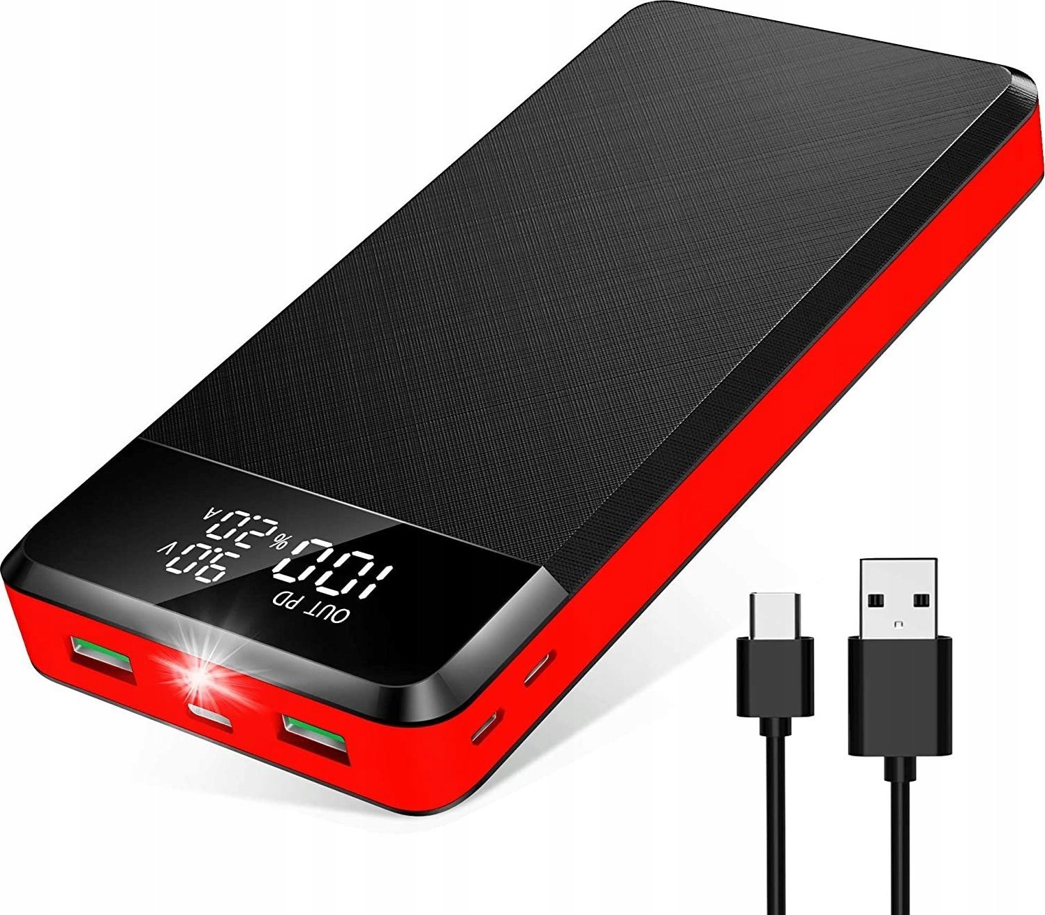 Powerbank Powerbank 30000mAh USB-C PD20W z ekranem LCD
