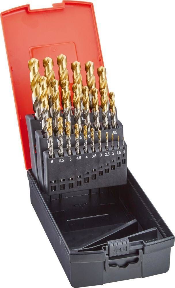 Wiertło Format Zestaw wierteł krętych DIN338, HSS TiN-TIP Drill-Boy 1,0-13,0mm FORMAT